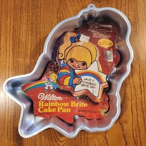 1983 Rainbow Brite Wilton Cake Pan Vintage 1980s Rainbow Brite Birthday Cake Pan